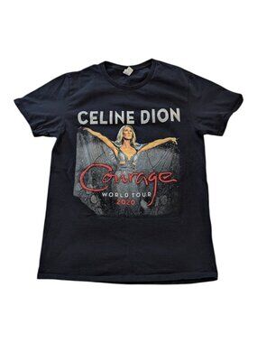 Celine Dion 2019 Courage North America Tour Two Sided Band Graphic Official Sz M